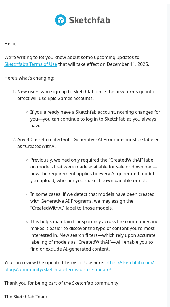 File:Sketchfab Terms of Use 2025 update email.png