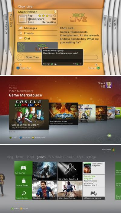 File:Xbox 360 Dashboards.png