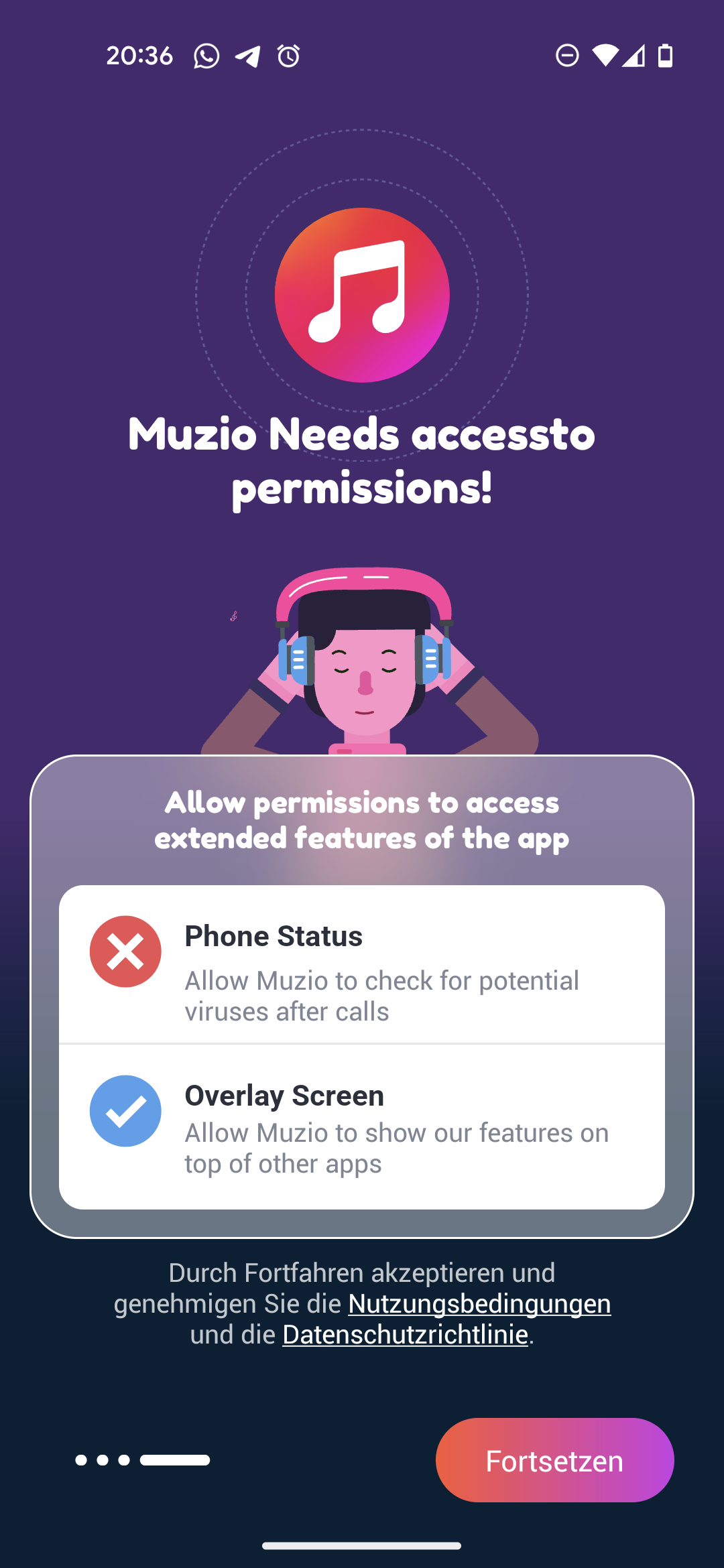 File:Muzio Player phone permission screenshot.png
