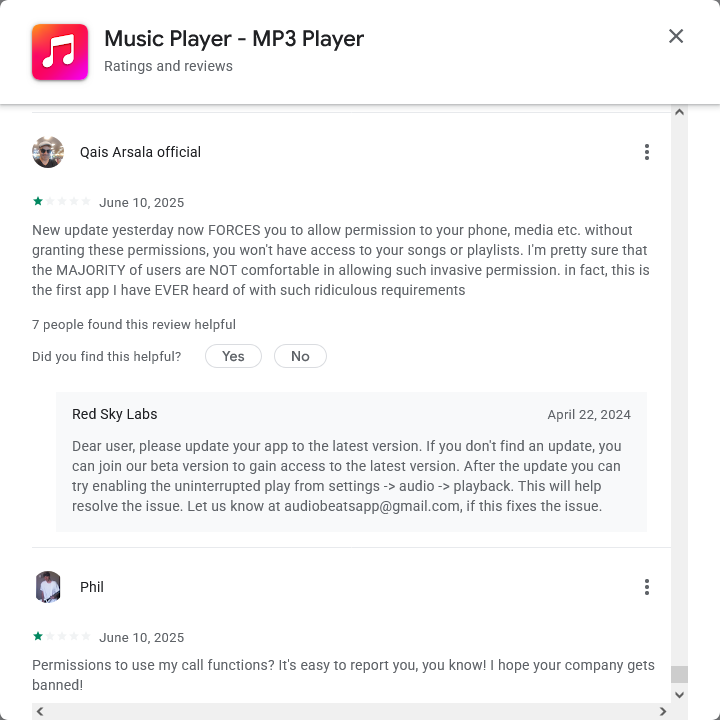File:Muzio Player Google Play review - Qais Arsala official.png