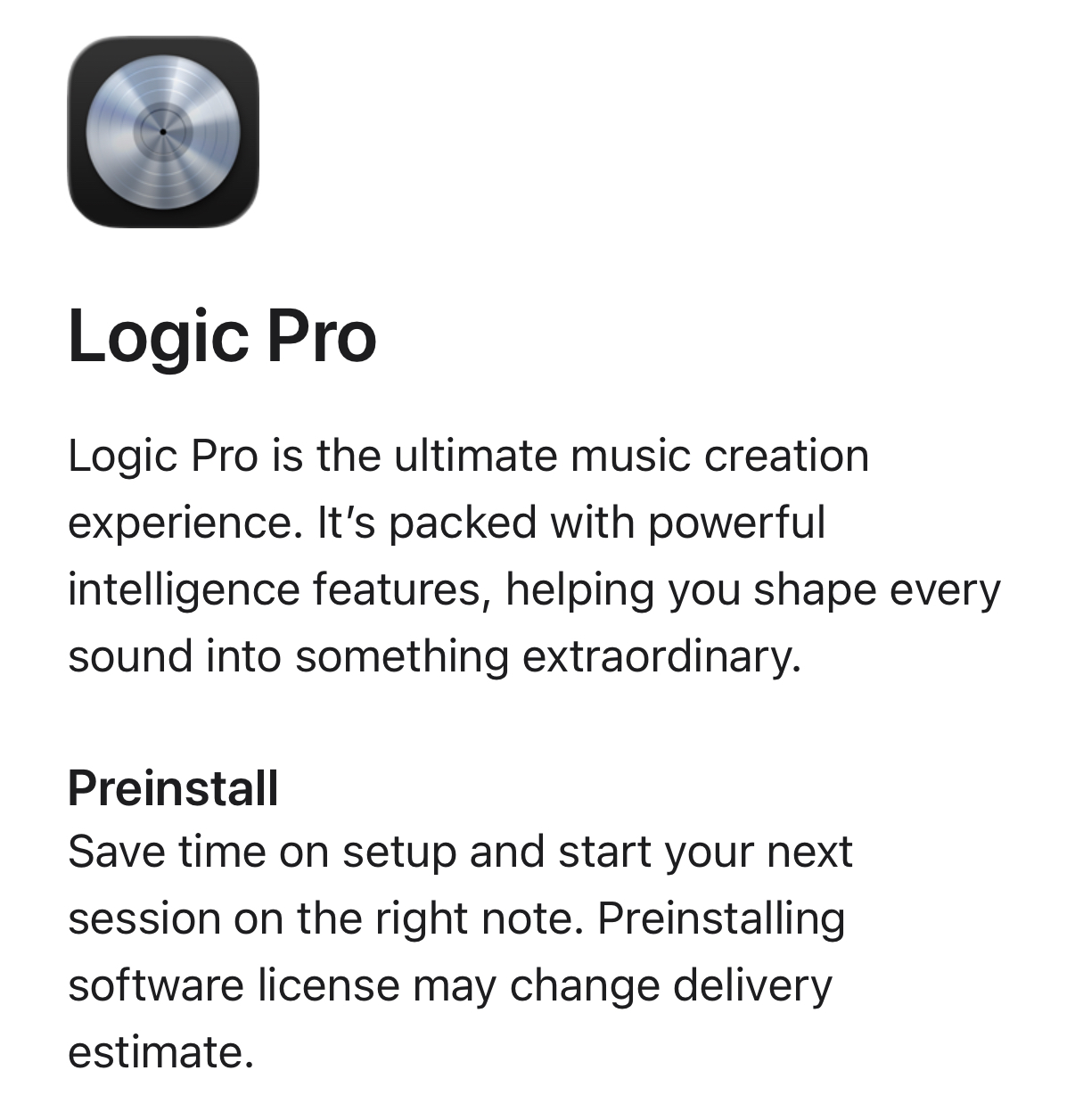 File:Logic Pro Initial pricing preinstalled.jpeg