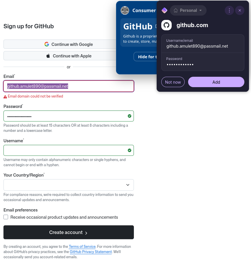 File:GitHub email unverified.png