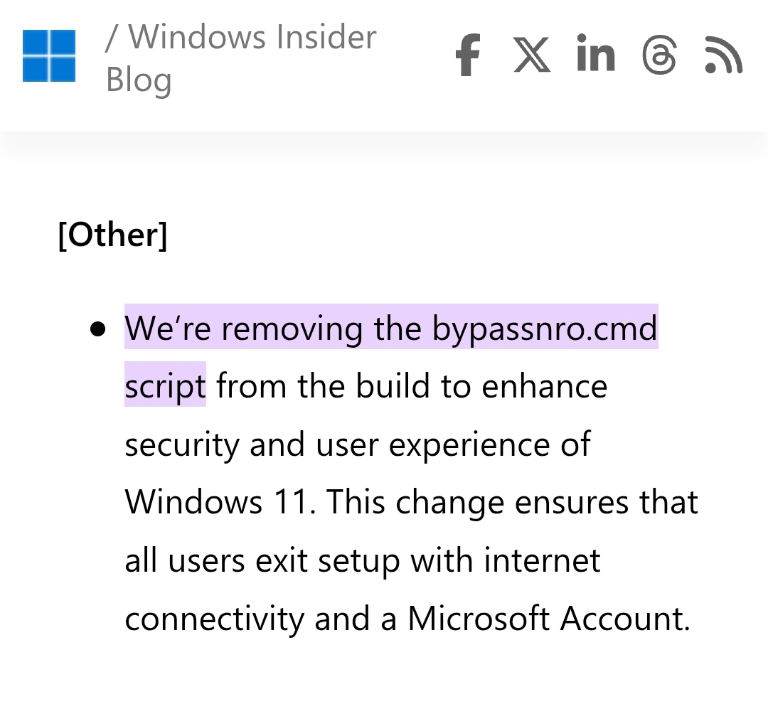 File:Windows 11 update preview blog bypassnro.cmd removal.jpg