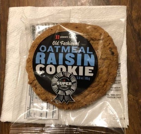 File:Jimmy John's Raisin Oatmeal Cookie.jpg