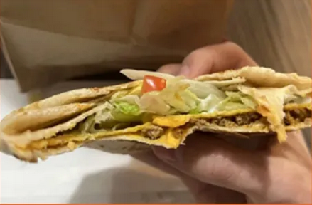 File:Taco Bell Crunchwrap real life product.png
