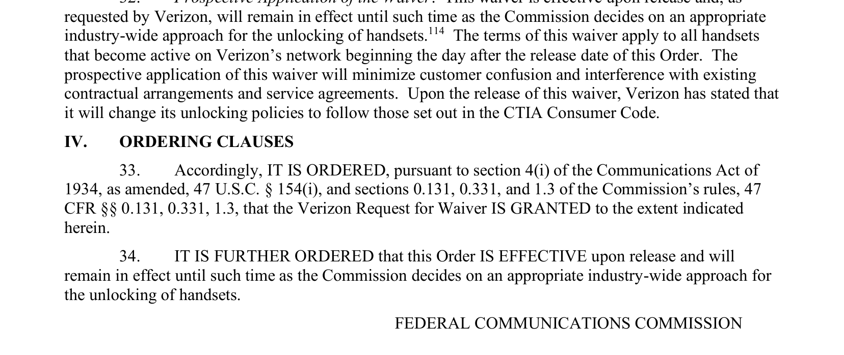 File:Verizon FCC handset unlocking waiver order.png