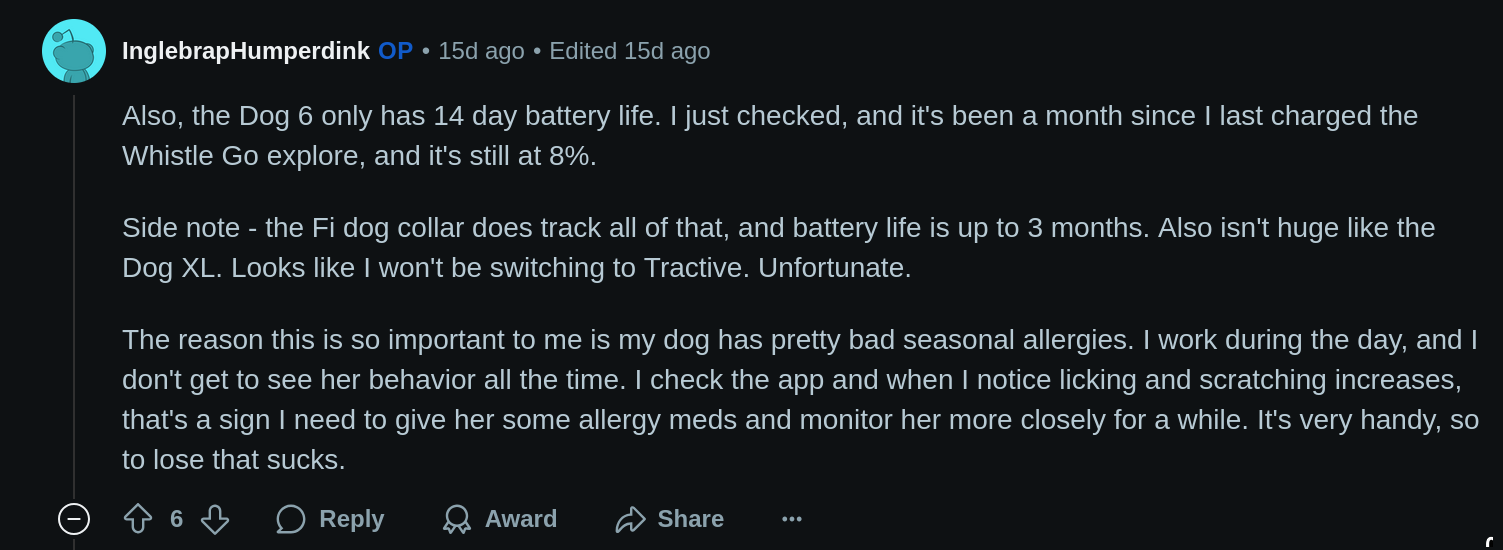 File:Reddit user discussing Whistle device bricking.png