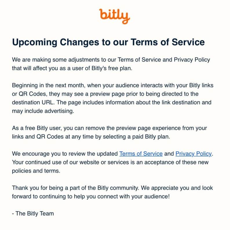 File:Bitly's Terms of Service 2025 change.jpg